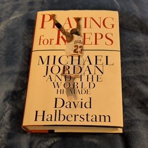 Playing for Keeps by David Halberstam - Red and White Cover